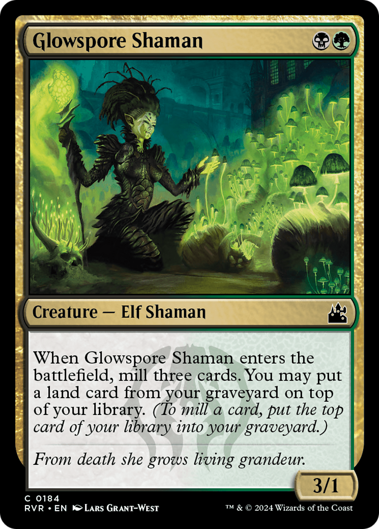 Glowspore Shaman [Ravnica Remastered] | Card Citadel