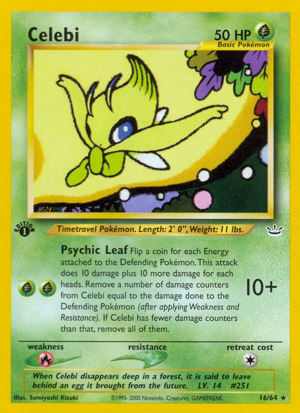 Celebi (16/64) [Neo Revelation 1st Edition] | Card Citadel