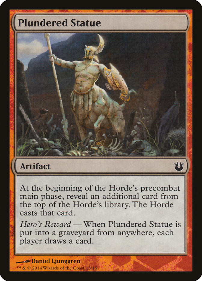 Plundered Statue [Hero's Path Promos] | Card Citadel