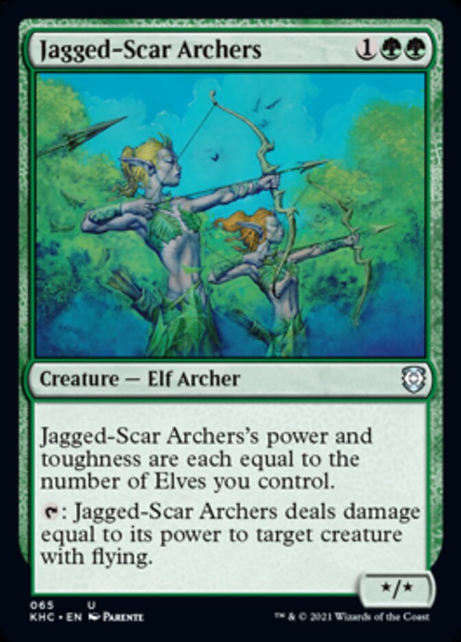 Jagged-Scar Archers [Kaldheim Commander] | Card Citadel