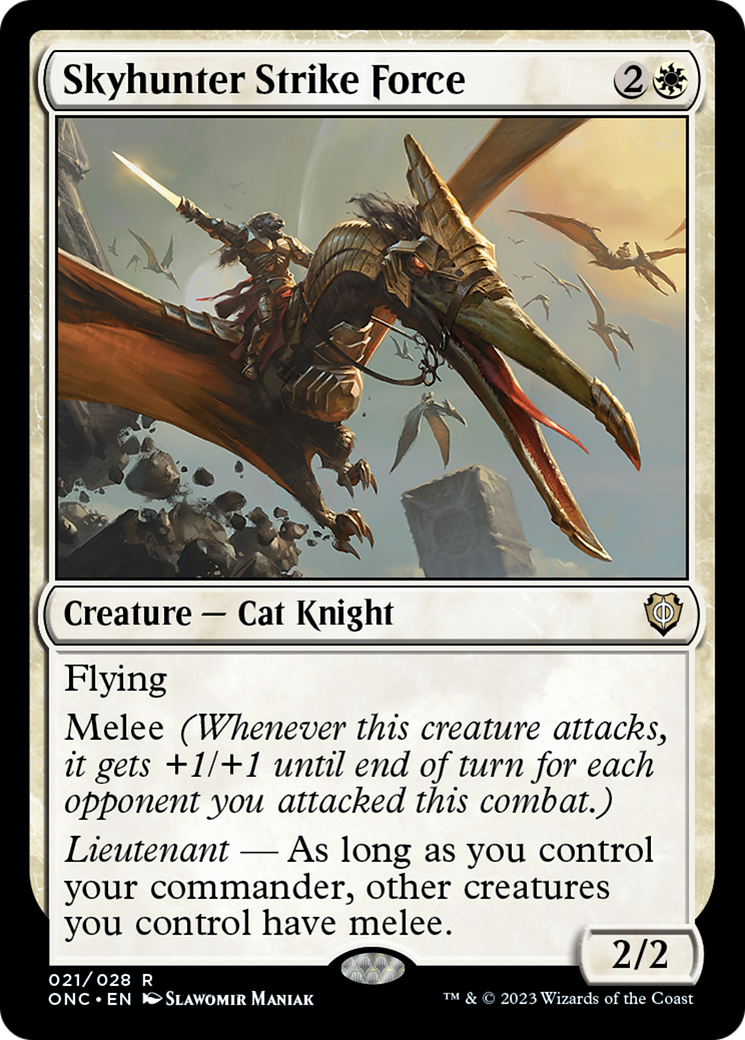 Skyhunter Strike Force [Phyrexia: All Will Be One Commander] | Card Citadel
