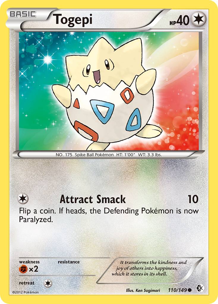 Togepi (110/149) [Black & White: Boundaries Crossed] | Card Citadel