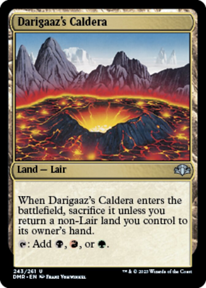 Darigaaz's Caldera [Dominaria Remastered] | Card Citadel