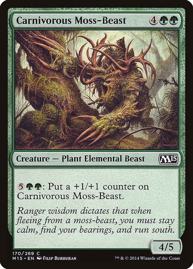 Carnivorous Moss-Beast [Magic 2015] | Card Citadel