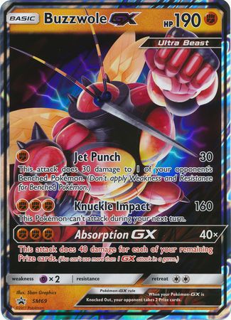 Buzzwole GX (SM69) (Jumbo Card) [Sun & Moon: Black Star Promos] | Card Citadel