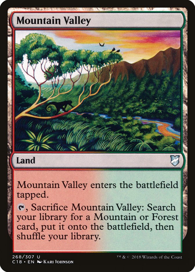 Mountain Valley [Commander 2018] | Card Citadel
