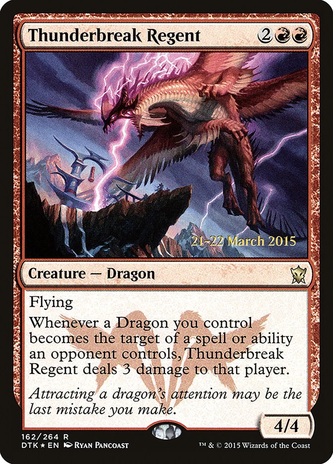 Thunderbreak Regent  [Dragons of Tarkir Prerelease Promos] | Card Citadel