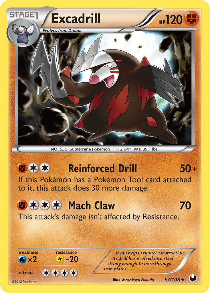 Excadrill (57/108) [Black & White: Dark Explorers] | Card Citadel