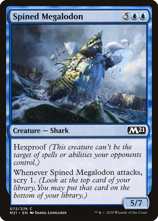 Spined Megalodon [Core Set 2021] | Card Citadel