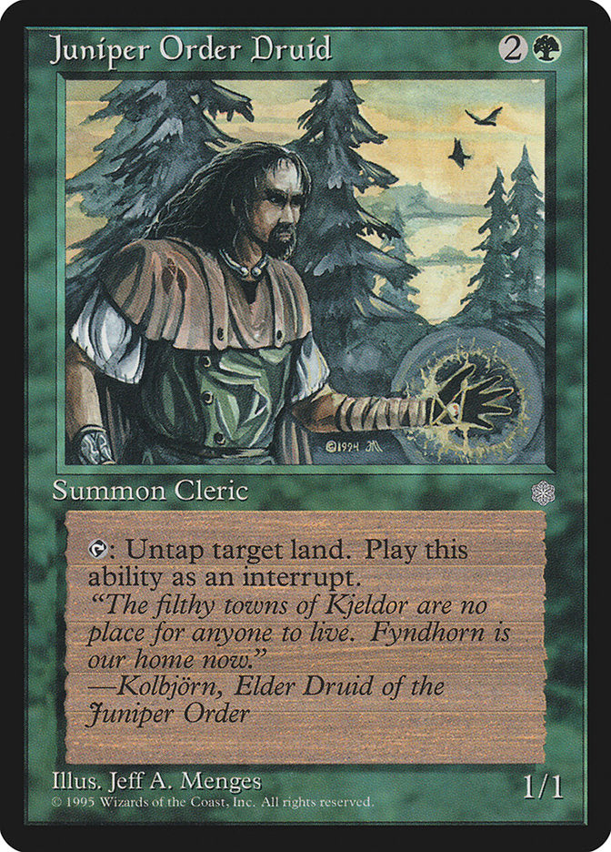 Juniper Order Druid [Ice Age] | Card Citadel