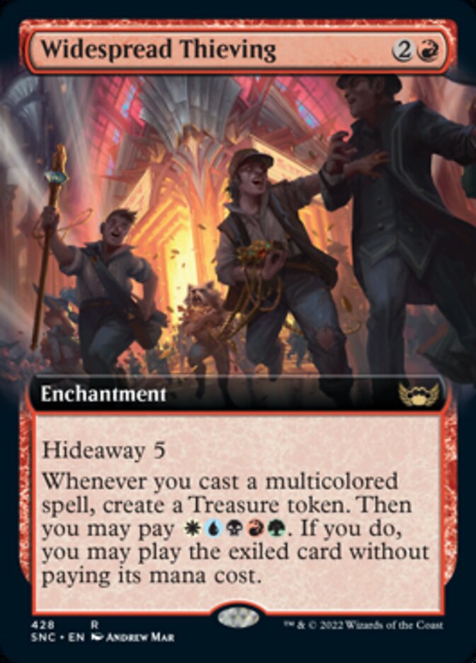 Widespread Thieving (Extended Art) [Streets of New Capenna] | Card Citadel