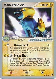 Manectric ex (101/107) (Mewtrick - Jason Klaczynski) [World Championships 2006] | Card Citadel