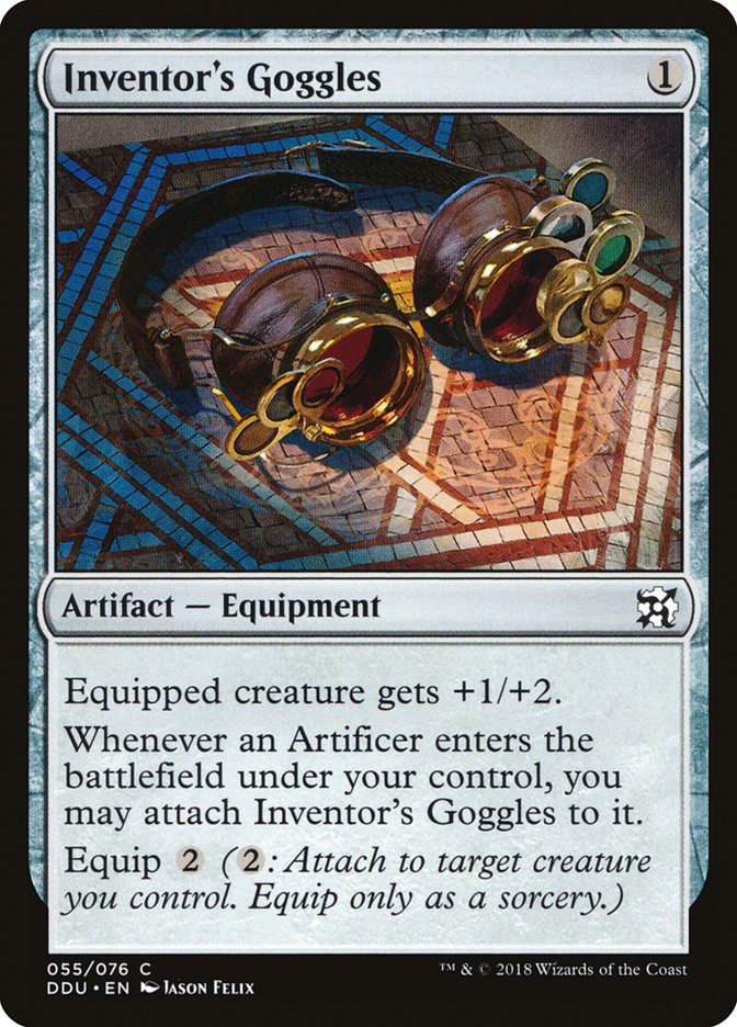 Inventor's Goggles [Duel Decks: Elves vs. Inventors] | Card Citadel