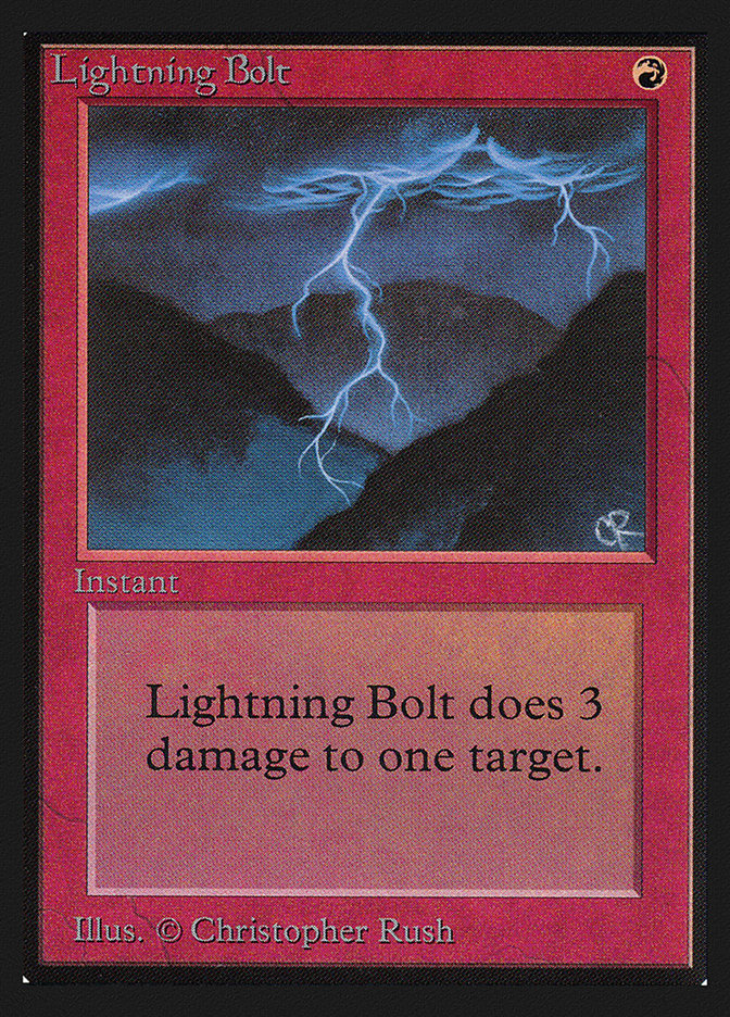 Lightning Bolt (IE) [Intl. Collectors’ Edition] | Card Citadel