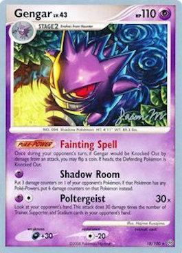 Gengar LV.43 (18/100) (Queengar - Jason Martinez) [World Championships 2009] | Card Citadel