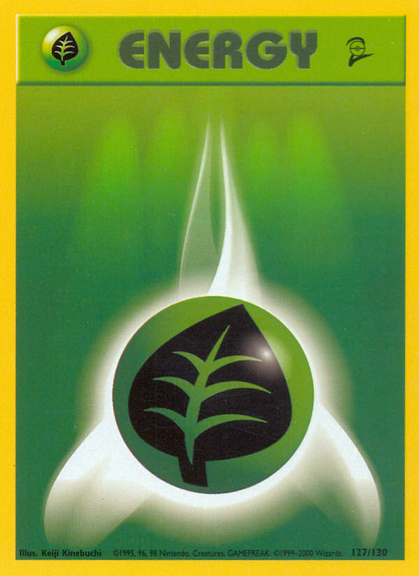 Grass Energy (127/130) [Base Set 2] | Card Citadel