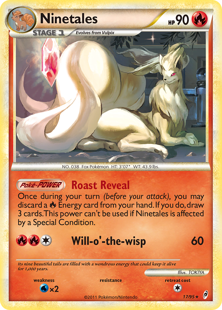 Ninetales (17/95) [HeartGold & SoulSilver: Call of Legends] | Card Citadel