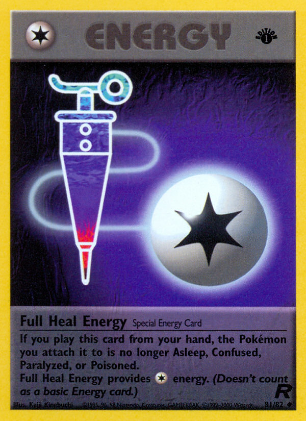 Full Heal Energy (81/82) [Team Rocket 1st Edition] | Card Citadel