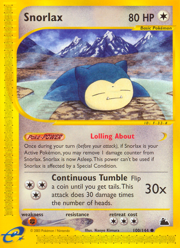 Snorlax (100/144) [Skyridge] | Card Citadel