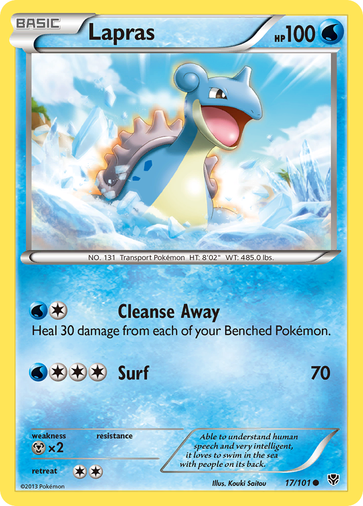 Lapras (17/101) [Black & White: Plasma Blast] | Card Citadel