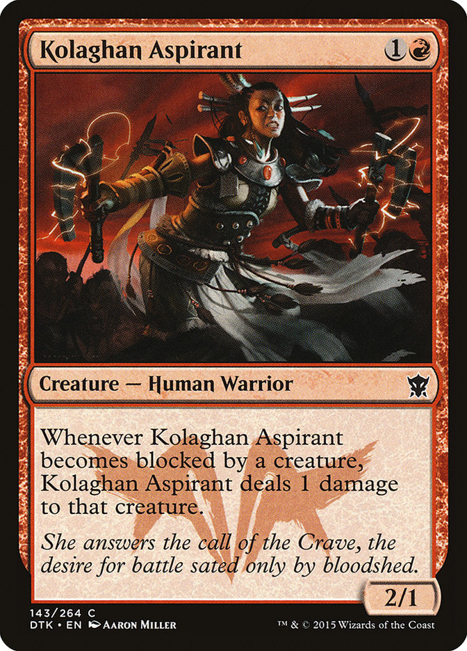 Kolaghan Aspirant [Dragons of Tarkir] | Card Citadel