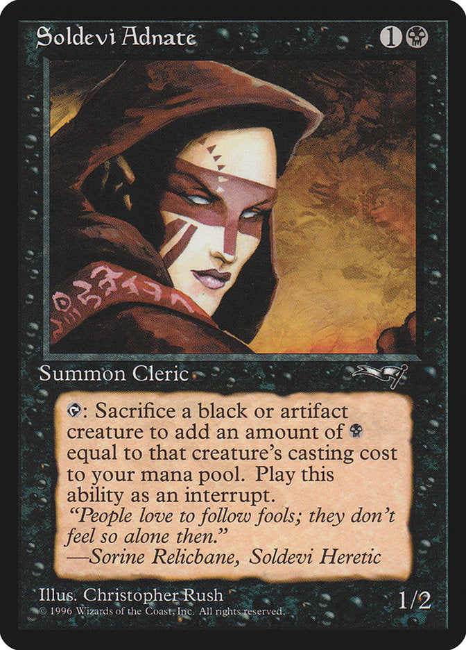 Soldevi Adnate (White Eyes) [Alliances] | Card Citadel