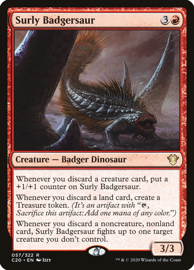 Surly Badgersaur [Commander 2020] | Card Citadel