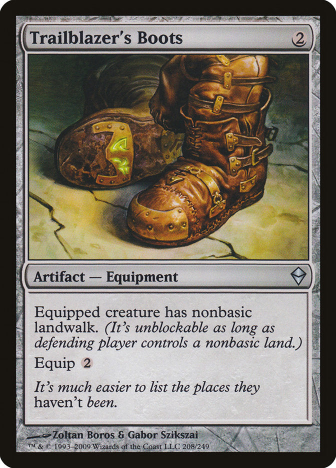 Trailblazer's Boots [Zendikar] | Card Citadel