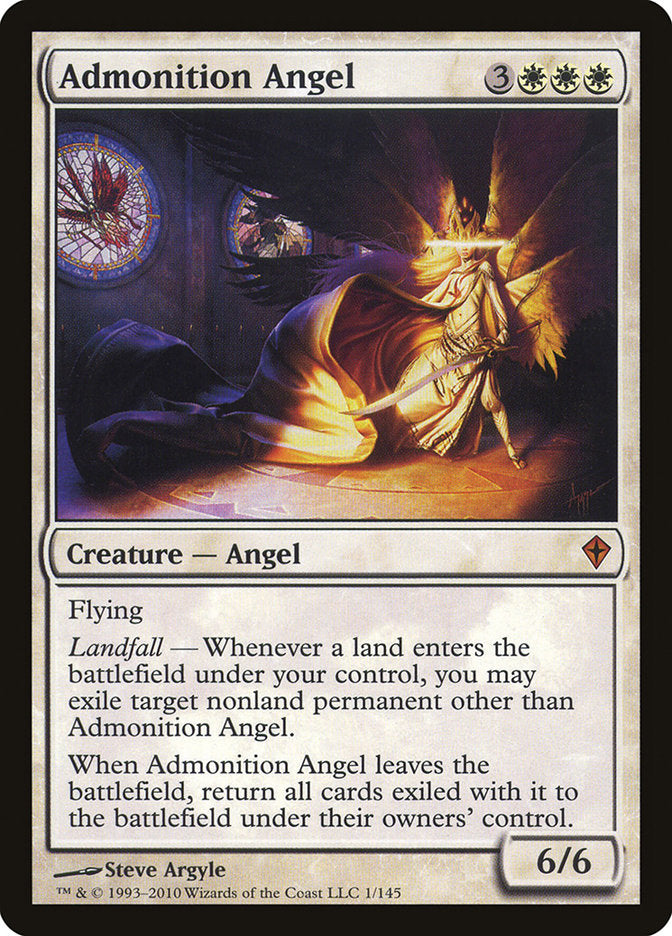 Admonition Angel [Worldwake] | Card Citadel