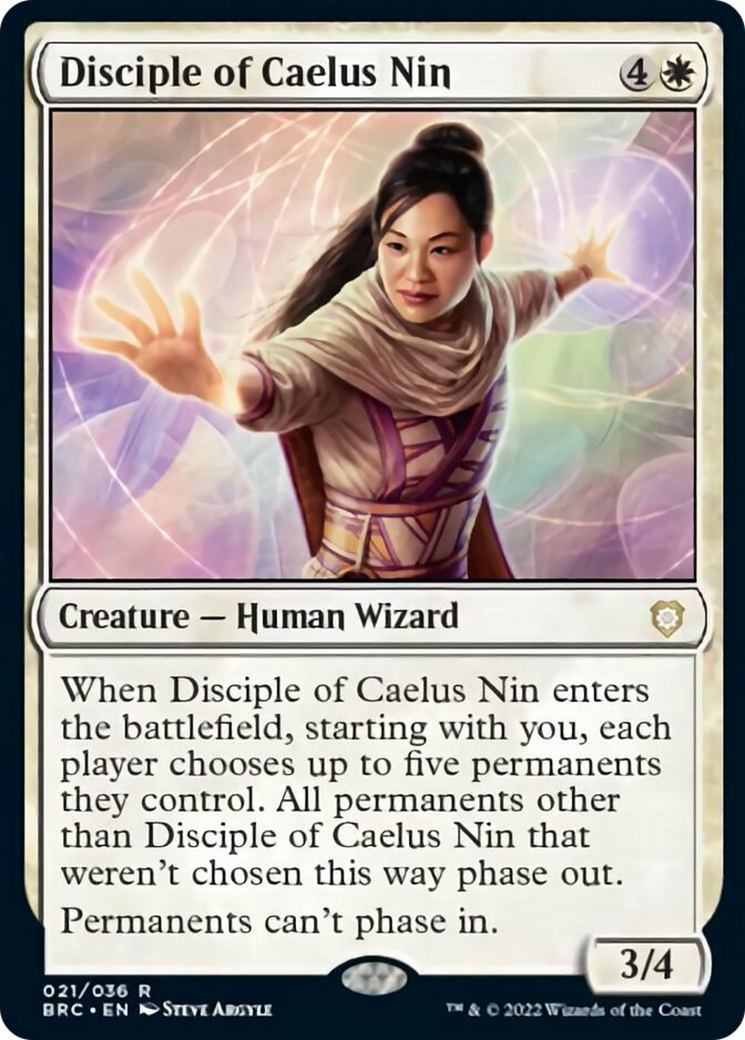 Disciple of Caelus Nin [The Brothers' War Commander] | Card Citadel