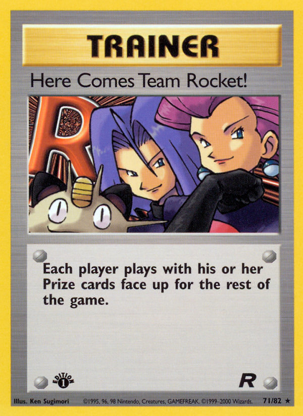 Here Comes Team Rocket! (71/82) [Team Rocket 1st Edition] | Card Citadel