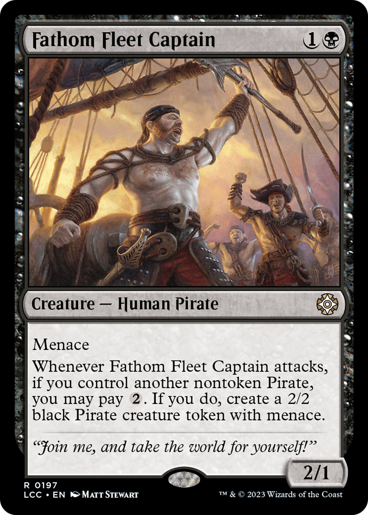 Fathom Fleet Captain [The Lost Caverns of Ixalan Commander] | Card Citadel