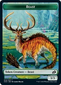 Beast (010) // Hydra Double-sided Token [Commander 2020 Tokens] | Card Citadel