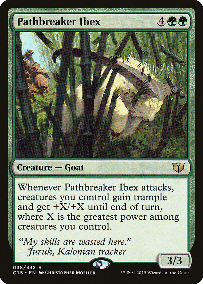 Pathbreaker Ibex [Commander 2015] | Card Citadel