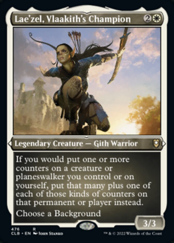 Lae'zel, Vlaakith's Champion (Foil Etched) [Commander Legends: Battle for Baldur's Gate] | Card Citadel