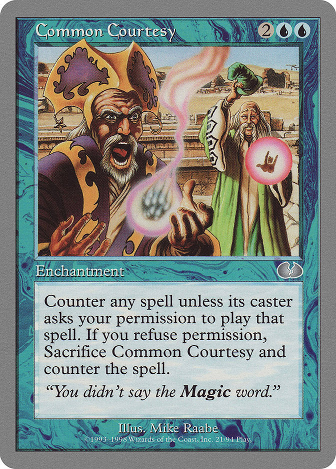 Common Courtesy [Unglued] | Card Citadel