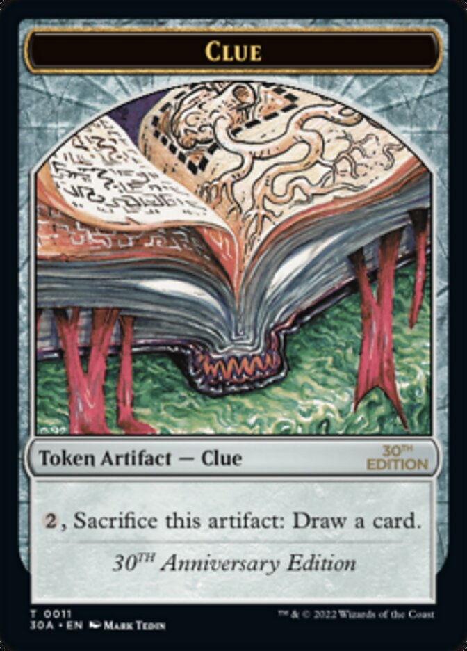 Clue Token (011) [30th Anniversary Tokens] | Card Citadel