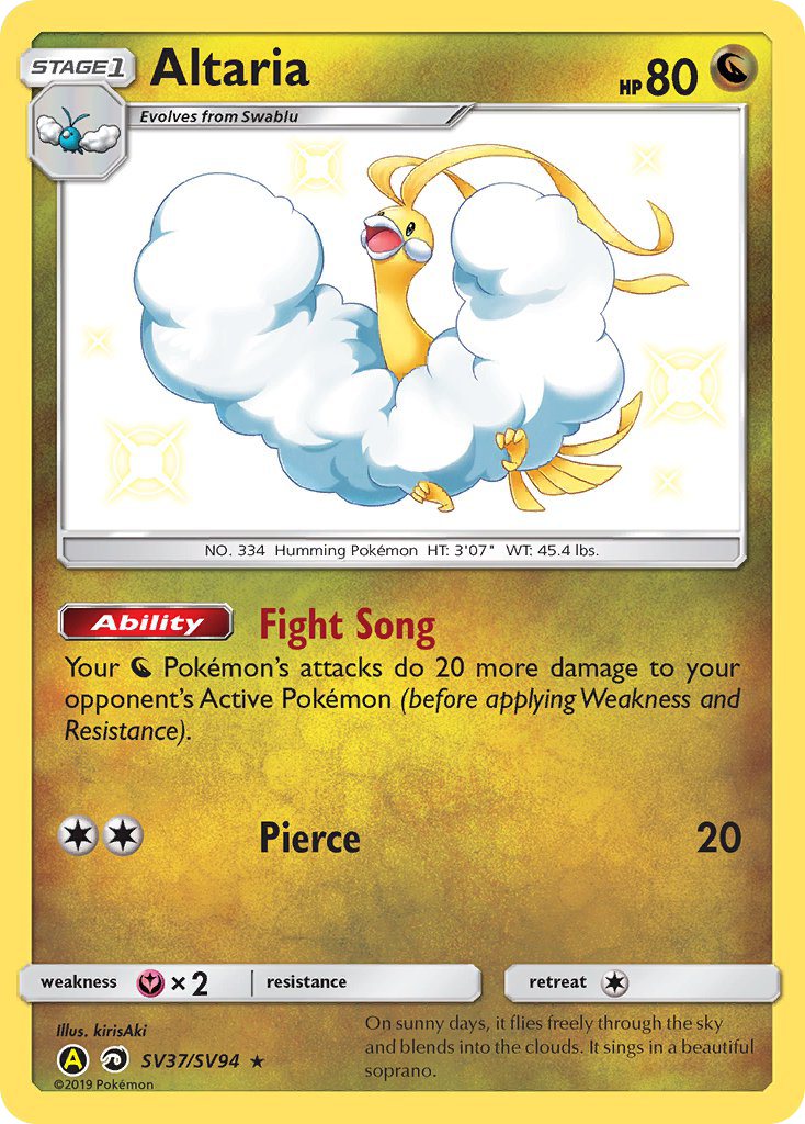 Altaria (SV37/SV94) [Sun & Moon: Hidden Fates - Shiny Vault] | Card Citadel