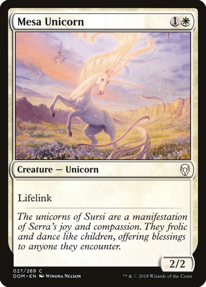Mesa Unicorn [Dominaria] | Card Citadel