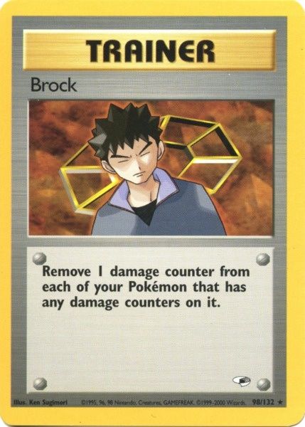 Brock (98/132) [Gym Heroes Unlimited] | Card Citadel