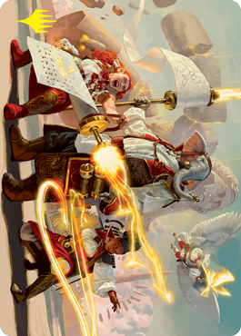 Lorehold Command Art Card (Gold-Stamped Signature) [Strixhaven: School of Mages Art Series] | Card Citadel