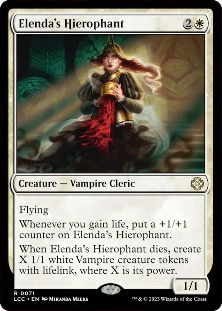 Elenda's Hierophant [The Lost Caverns of Ixalan Commander] | Card Citadel