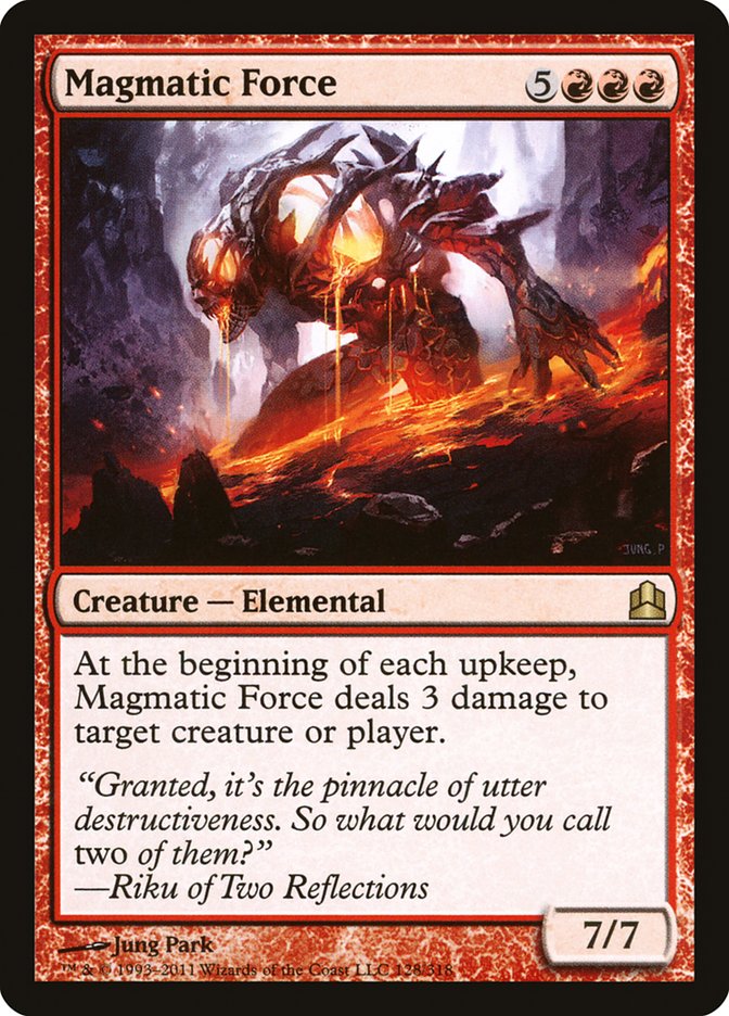 Magmatic Force [Commander 2011] | Card Citadel