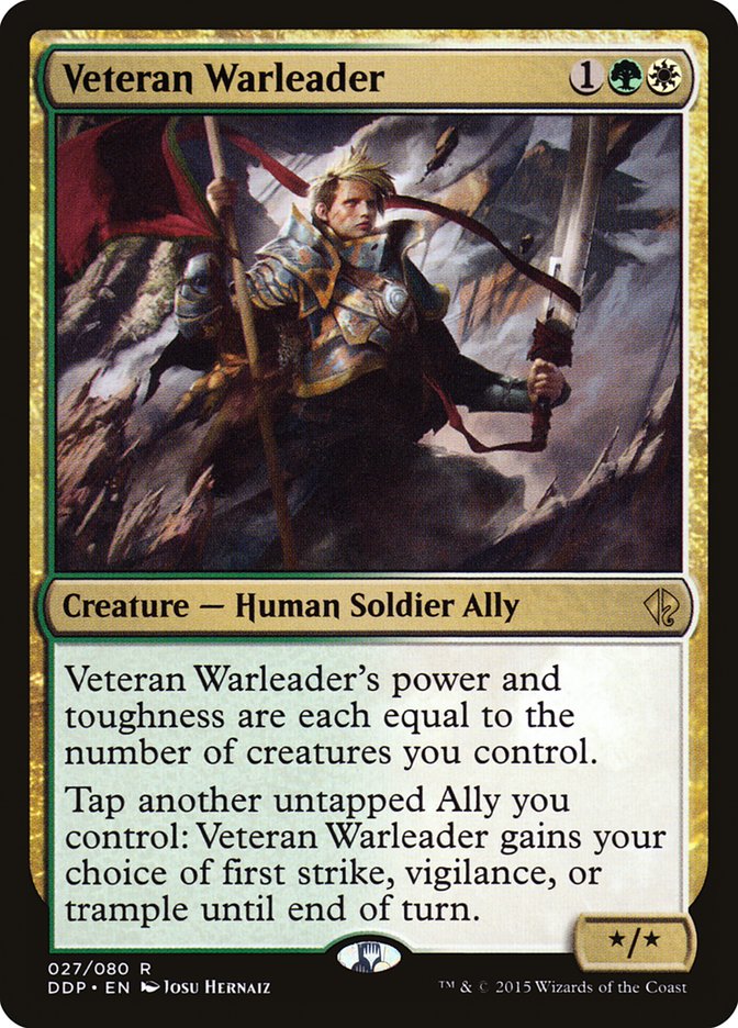 Veteran Warleader [Duel Decks: Zendikar vs. Eldrazi] | Card Citadel