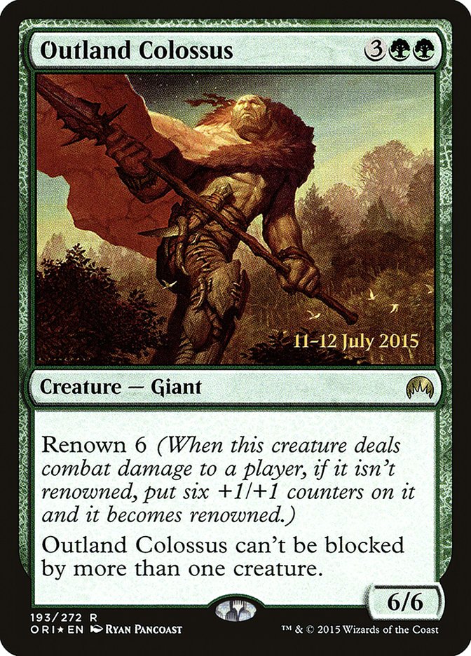 Outland Colossus [Magic Origins Promos] | Card Citadel