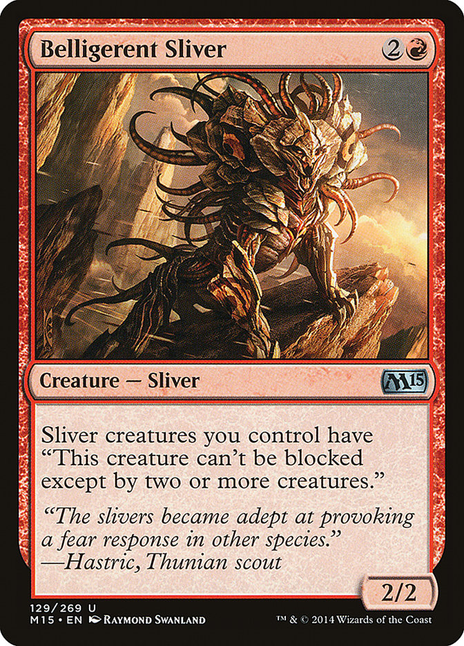 Belligerent Sliver [Magic 2015] | Card Citadel