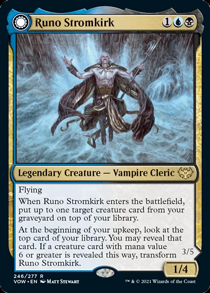 Runo Stromkirk // Krothuss, Lord of the Deep [Innistrad: Crimson Vow] | Card Citadel