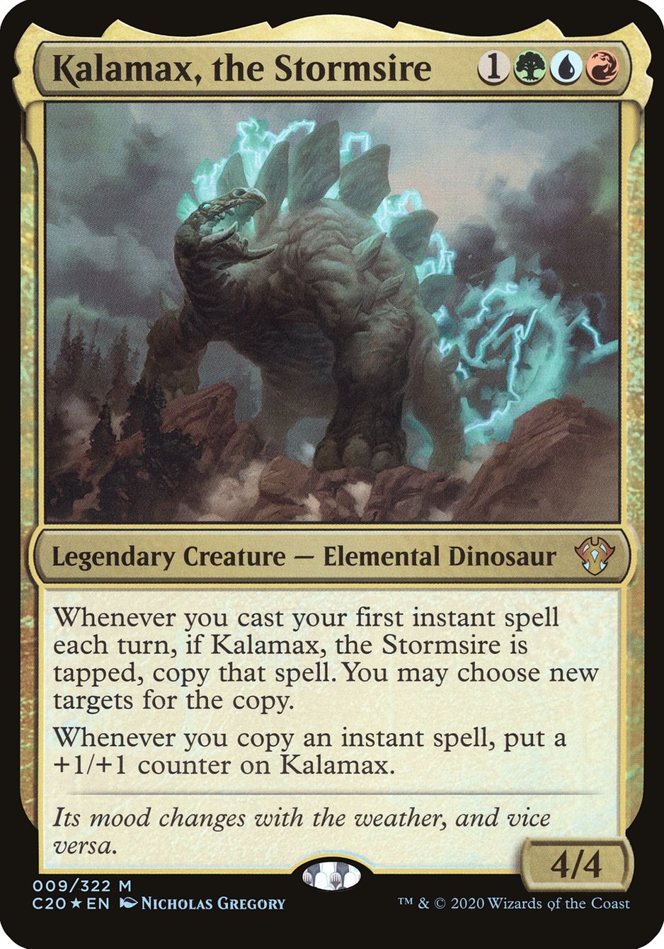 Kalamax, the Stormsire (Commander 2020) [Oversize Cards] | Card Citadel