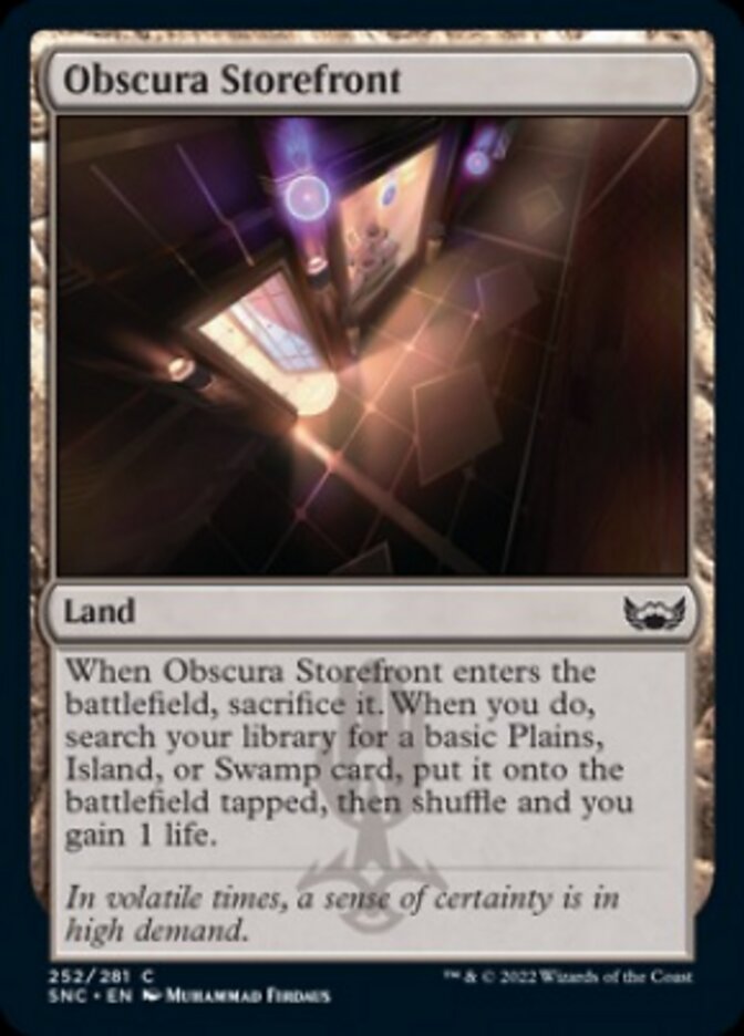 Obscura Storefront [Streets of New Capenna] | Card Citadel