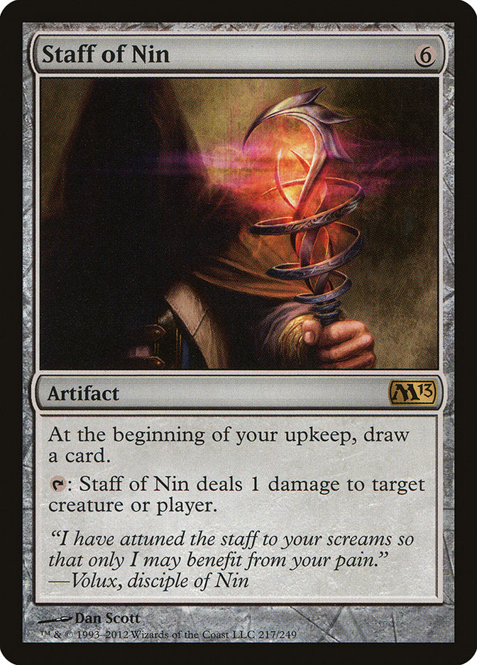 Staff of Nin [Magic 2013] | Card Citadel